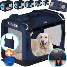 Hundebox Blau XL 82x59x59cm