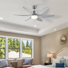 Fans Homcom Reversible Fan with 6 Blades Fan with