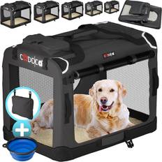 Cadoca Carrier Fabric Dog Cat Rabbit Transport Bag Cage Folding Puppy Crate de Cadoca