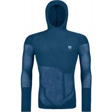 Ortovox Uomo Maglioni Ortovox Merino Thermovent Hoody Felpa con Cappuccio - Blu Petrolio Uomo