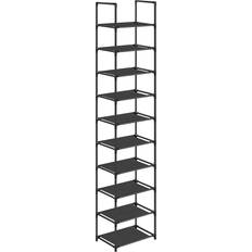 Songmics Scarpiera 10 Scaffale Nero 33 x 33 x 173 cm Portascarpe 33x173cm