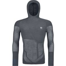 Ortovox Herren Pullover Ortovox Herren Merino Thermovent Hoodie grau