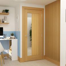 Deanta Oak Ely Interior Door (x198.1cm)