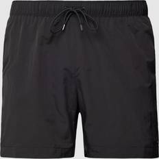 Tommy Hilfiger Black Swimwear Tommy Hilfiger Herren Badehose Drawstring Lang, Schwarz Black