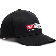 Diesel Herre Klær Diesel Berretto da baseball con logo Denim Division Cappelli Unisex Nero