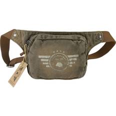 Canvas Bum Bags Greenburry Bauchtasche Canvas 20x16cm "Aviator" khaki