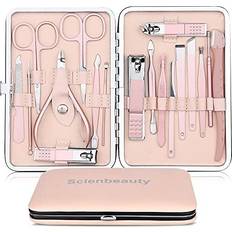 Nail Clippers Professional 18 1 Manicure Pedicure Kit Toenails Grooming Case