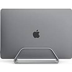 HumanCentric HumanCentric Vertikaler Laptop-Ständer für MacBook, kompatibel als MacBook Pro-Ständer, MacBook Air-Ständer, Aluminium Laptop vertikaler Ständer, Space Grey MacBook Ständer