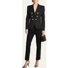 Balmain Kavajer Balmain Ull Dubbelknäppt Jacka - Black