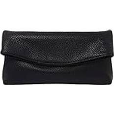 Faux Leather Clutches Faux Leather Oversize Foldover Clutch