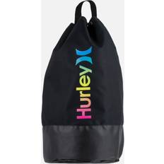 Black Beach Bags Hurley Hurley Men's One and Only Drawstring Bag, Black, OS