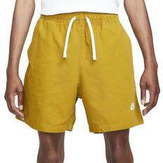 Nike Club Men's Woven Washed Flow Shorts - Bronzine/White