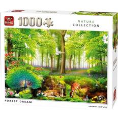 King 1000 Piece Jigsaw Puzzle Natures Collection Forest Dream