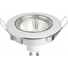 Topic R Rund Retningsindstillelig Lampe i Metal Krom