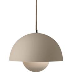 Flowerpot pendel &Tradition Flowerpot VP1 Mat Beige Pendel ∅ 23cm