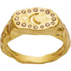 Brown Rings Maanesten Demi Ring - Gold/Brown