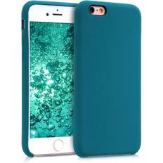 Turquoise Mobile Phone Cases Kwmobile Silicone case for apple iphone 6 6s tpu rubberized cover