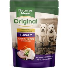 Natures Menu Pets Natures Menu dog food turkey & chicken 300g pouch complete with