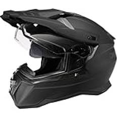 Adventure Helmet Motorcycle Helmets O'Neal D-SRS Solid Motocross Helmet - Black