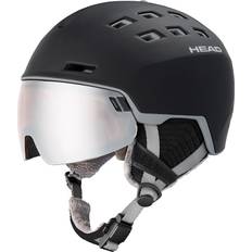 Plata Cascos de esquí Head Rachel Women's Helmet Black Silver Visor