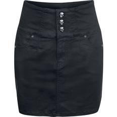 Rock Rebel Short Skirt - Black