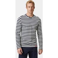 Helly Hansen Men’s Arctic Ocean Long-Sleeve Cotton T-shirt Navy Navy Blue Stripe