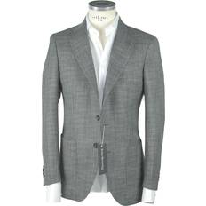 3XL Blazers Emilio Romanelli Emilio Romanelli Gray Wool Vergine Blazer IT54