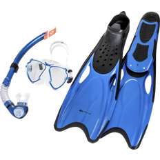 Wave Snorkel, cyklop och simfötter för vuxna blue 36-37