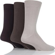 Viscosa Calcetines Glenmuir Bamboo Plain Socks - Beige Mens