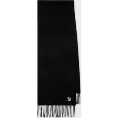 Zebra Accessories Ps Paul Smith Black Lambswool Zebra Scarf Black