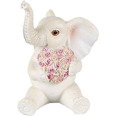 Clayre & Eef Dekoration Elefant 8 x 6 x 10 cm Dekorationsfigur