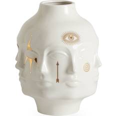 Jonathan Adler Gilded Dora Maar Large White Vase 30cm