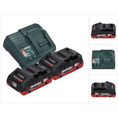 Metabo Batterien & Akkus Metabo 2x lihd akkupack 18 v 4ah 2x 625367000 sc 30 12 18v 316067840