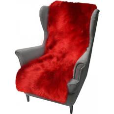 Heimtextilien Hollert Lambskin Armchair Cover Red Rot (50x)