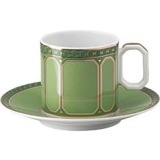 Verde Tazzine da caffè espresso Swarovski Tazza Porcellana Rosenthal 10570-426349-14715 Tazzina da caffè espresso