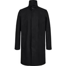 Herre Kåper & Frakker Tiger of Sweden Aleric Wool Coat Black Svart