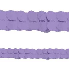 Purple Garlands Amscan Purple Lavender Paper Garland 12ft