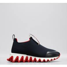 Christian Louboutin Womens Black Tiketa Run Leather and Mesh Trainers Eur Women