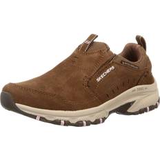 Brown - Women Walking Shoes Skechers Women's Hillcrest Nature Walk Brown Leather Brown