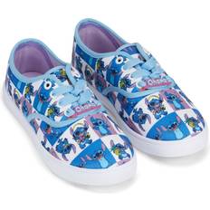 Sneakers Disney Ladies Lilo and Stitch Shoes Ladies Classic Lilo and Stitch Lace Up Canvas Sneakers Lilo and Stitch Canvas Lace up Sneakers Blue