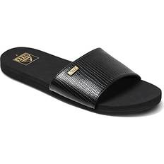 Reef Damen Bliss Nights Slide Flache Sandale, Black/Black