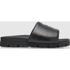 Prada Tofflor & Sandaler Prada Claquettes En Cuir - Noir