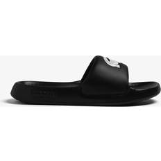 Lacoste Slides Lacoste Croco Slide Sandal - Black/White