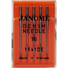 Needle Threaders Sewing Machines Janome Janome Sewing Machine Needle Denim Size 16