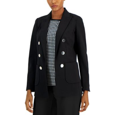 Anne Klein Jackets Anne Klein Women's Faux DoubleBreasted Jacket Black Black