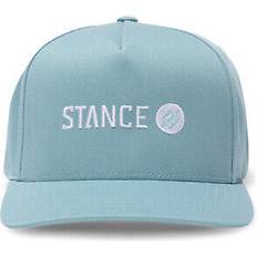 Men - Turquoise Caps Stance icon snapback curved peak cap in teal