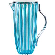 Guzzini Carafe et Pichets Guzzini avec Couvercle 1.75 L Dolce Vita Bleu Pichet