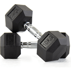 Træningsudstyr MM Sports Hex hantel 10 kg