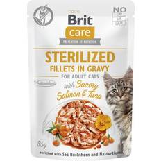 Brit Care Adult Sterilized Lax & Tonfisk i Sås 85