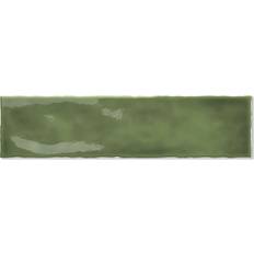 Hill Ceramic Fliser Hill Ceramic Vægflise Frisa Grøn Blank 8x30 cm